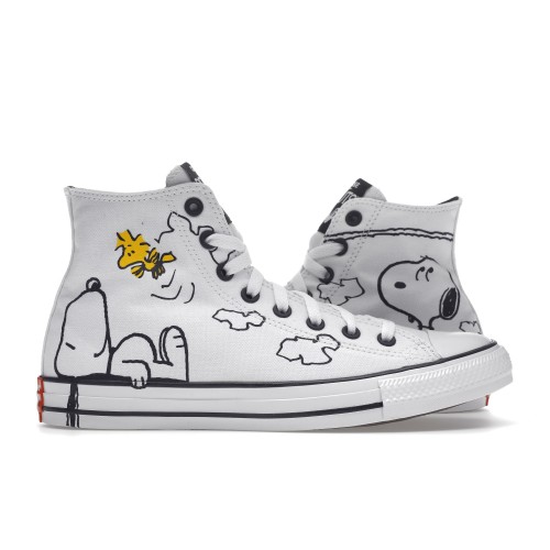 Кроссы Converse Chuck Taylor All Star Peanuts Snoopy and Woodstock - мужская сетка размеров