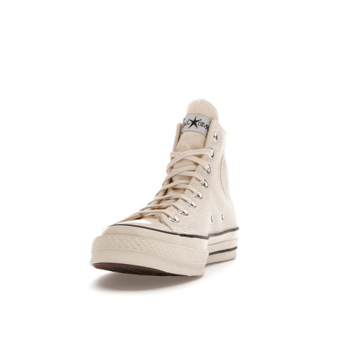 Кеды Converse Chuck Taylor All-Star 70 Hi Stussy Fossil Pearl - мужская сетка размеров