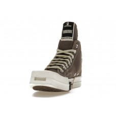 Кеды Converse TURBODRK Laceless Chuck Taylor All Star 70 Hi Rick Owens DRKSHDW Iron