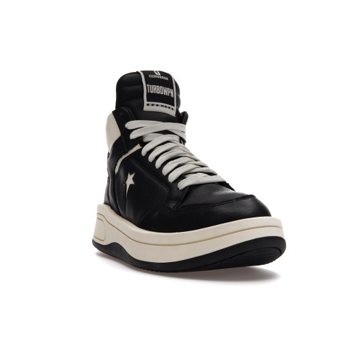 Кроссы Converse TURBOWPN Mid Rick Owens DRKSHDW Black Cloud Cream - мужская сетка размеров