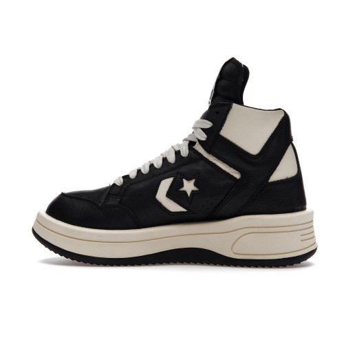 Кроссы Converse TURBOWPN Mid Rick Owens DRKSHDW Black Cloud Cream - мужская сетка размеров