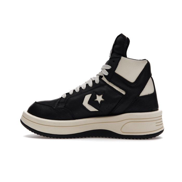 Converse TURBOWPN Mid Rick Owens DRKSHDW Black Cloud Cream - мужская сетка размеров Converse TURBOWPN Mid Rick Owens DRKSHDW Black Cloud Cream - мужская сетка размеров