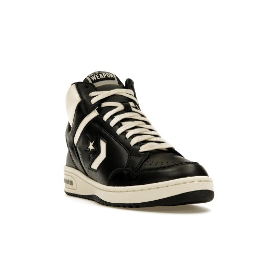 Кроссы Converse Weapon Hi Black Natural - мужская сетка размеров