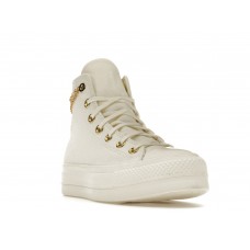 Кеды Converse Chuck Taylor All Star Platform Gold Chain Thriftshop Yellow (W)