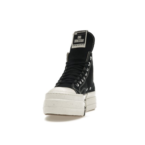 Кроссы Converse DRKSHDW Chuck Taylor All Star DBL DRKSTAR Hi Rick Owens DRKSTAR Black - мужская сетка размеров