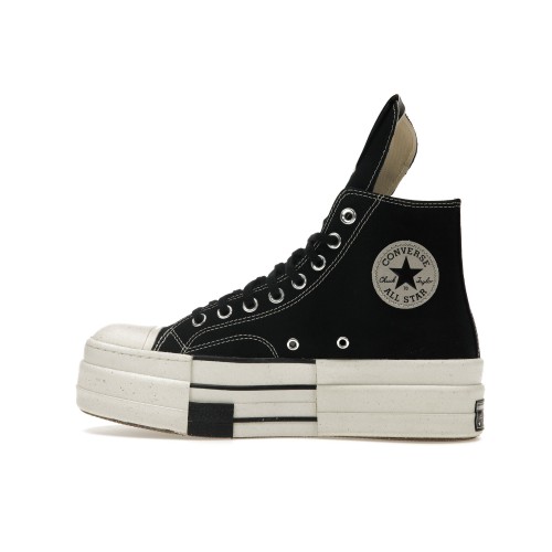 Кроссы Converse DRKSHDW Chuck Taylor All Star DBL DRKSTAR Hi Rick Owens DRKSTAR Black - мужская сетка размеров