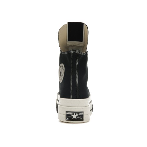 Кроссы Converse DRKSHDW Chuck Taylor All Star DBL DRKSTAR Hi Rick Owens DRKSTAR Black - мужская сетка размеров
