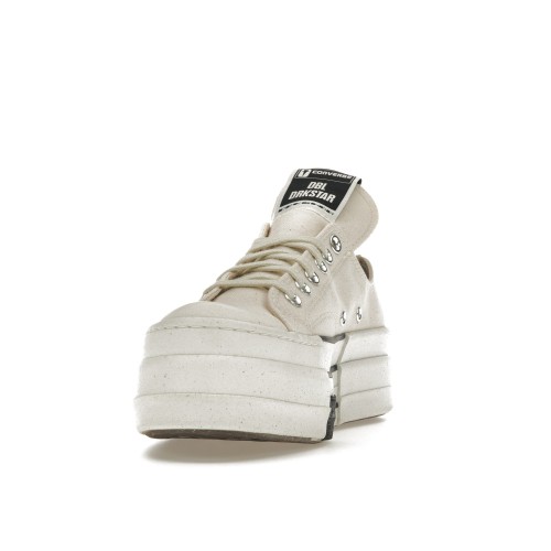 Кроссы Converse DRKSHDW Chuck Taylor All Star DBL DRKSTAR Ox Rick Owens DRKSTAR Natural Ivory - мужская сетка размеров