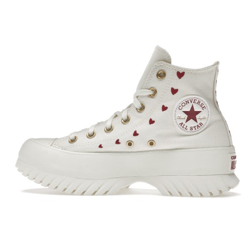 Кеды Converse Chuck Taylor All-Star Lugged 2.0 Platform Valentines Day Hearts (2023) (W) - женская сетка размеров