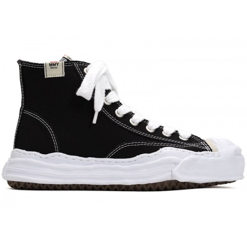Maison Mihara Yasuhiro Hank OG Sole Canvas Hi Black White - мужская сетка размеров