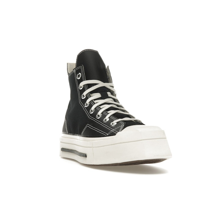 Converse Wmns Chuck 70 De Luxe Squared High Black Egret - мужская сетка размеров Converse Wmns Chuck 70 De Luxe Squared High Black Egret - мужская сетка размеров