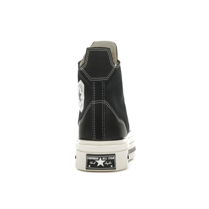 Converse Wmns Chuck 70 De Luxe Squared High Black Egret - мужская сетка размеров Converse Wmns Chuck 70 De Luxe Squared High Black Egret - мужская сетка размеров