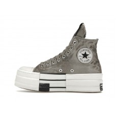 Converse DBL DRKSTAR Chuck Taylor All Star 70 Hi Rick Owens DRKSHDW Overdye Concrete