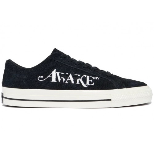 Кроссы Converse One Star Pro Ox Awake NY Black - мужская сетка размеров