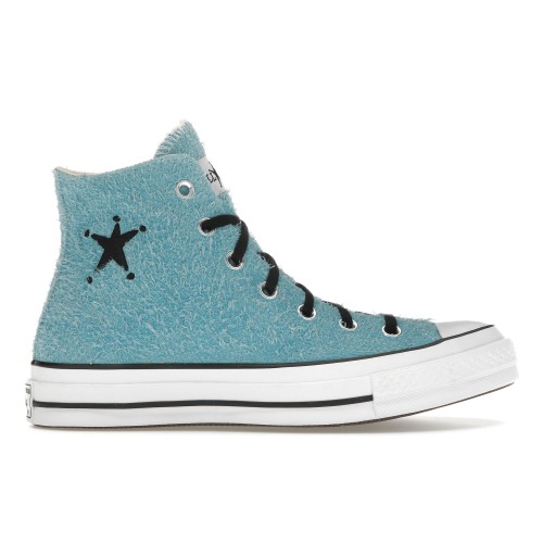 Кроссы Converse Chuck Taylor All Star 70 Hi Stussy Sky Blue - мужская сетка размеров