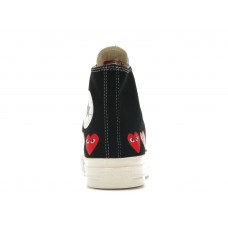 Кеды Converse Chuck Taylor All Star 70 Hi Comme des Garcons PLAY Multi-Heart Black