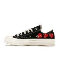 Кеды Converse Chuck Taylor All Star 70 Ox Comme des Garcons PLAY Multi-Heart Black