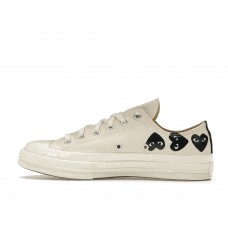 Кеды Converse Chuck Taylor All Star 70 Ox Comme des Garcons PLAY Multi-Heart Milk