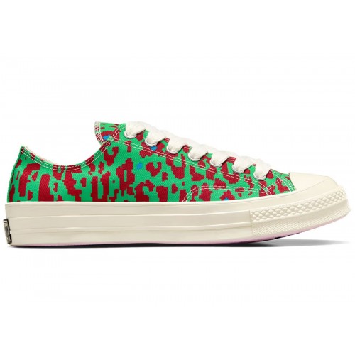 Кроссы Converse Chuck Taylor All Star 70 Ox Golf Le Fleur Digital Leopard Green - мужская сетка размеров