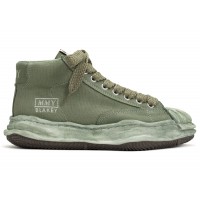 Maison Mihara Yasuhiro Blakey OD OG Sole Canvas High Green