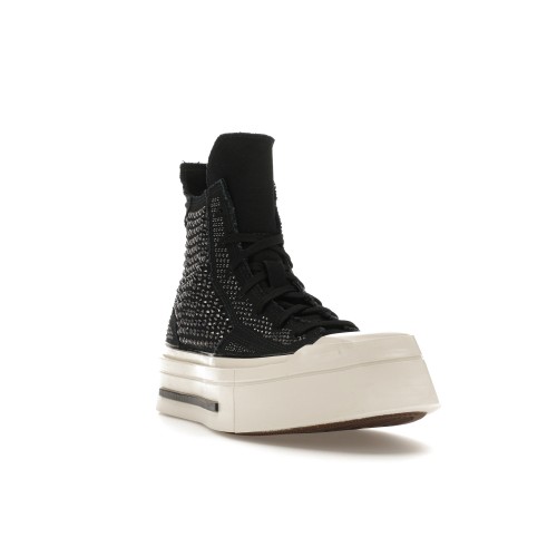 Кроссы Converse Chuck Taylor All Star 70 Hi De Luxe Squared Swarovski Black (W) - мужская сетка размеров