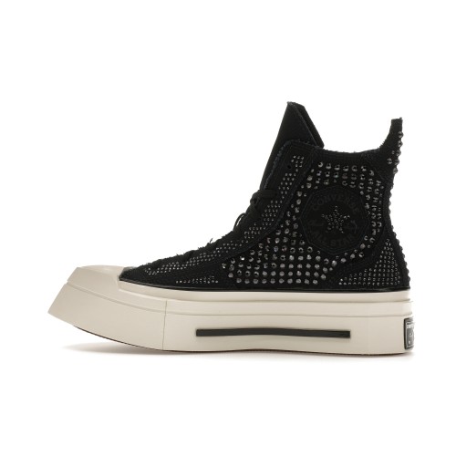 Кроссы Converse Chuck Taylor All Star 70 Hi De Luxe Squared Swarovski Black (W) - мужская сетка размеров