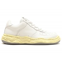 Кроссовки Maison Mihara Yasuhiro Wayne Leather Low White Cream Sole