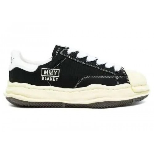 Maison Mihara Yasuhiro Blakey OG Sole Vintage Canvas Low Black - мужская сетка размеров