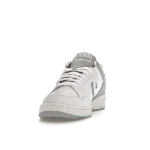 Кроссы Converse Weapon Leather Ox White Wolf Grey - мужская сетка размеров