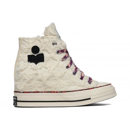 Кроссы Converse Chuck 70 Internal Wedge Hi Isabel Marant Vanilla White (W) - женская сетка размеров