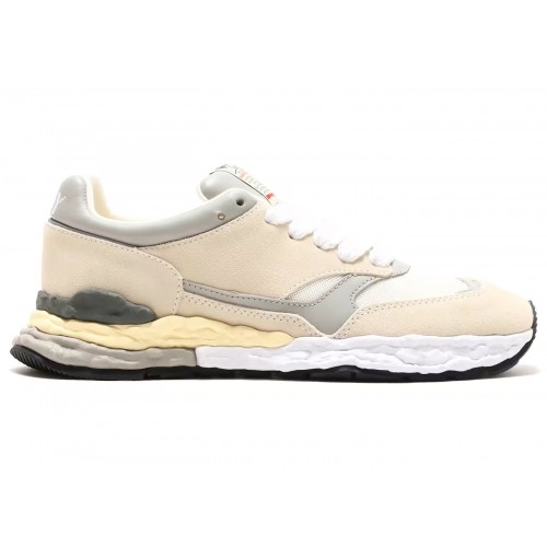 Кроссы Mihara Yasuhiro George Leather Low White Cream - мужская сетка размеров