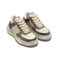 Кроссовки Maison Mihara Yasuhiro Wayne OG Sole DR Leather Low Vintage White