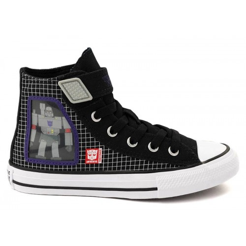 Кроссы Converse Chuck Taylor All Star EasyOn Hi Transformers Autobots and Decepticons (PS) - детская сетка размеров