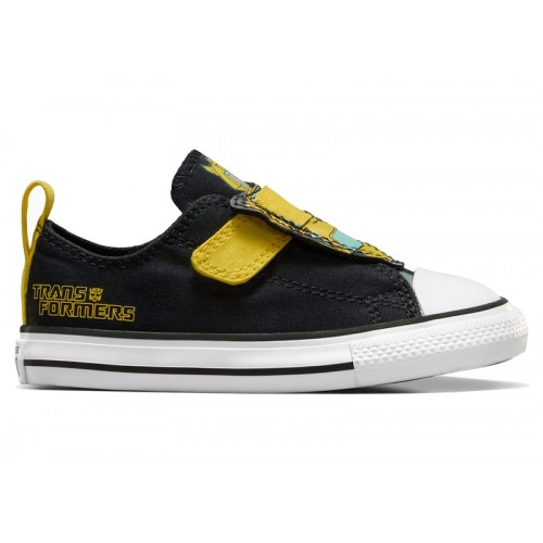 Кроссы Converse Chuck Taylor All Star EasyOn Ox Transformers Bumblebee (TD) - детская сетка размеров