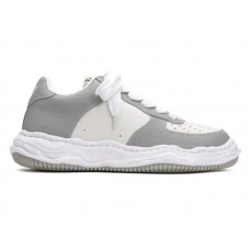 Maison Mihara Yasuhiro Wayne OG Sole Embossed Leather Low Grey White