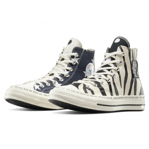 Кроссы Converse Chuck Taylor All Star 70 Hi Brain Dead Multi-Print - мужская сетка размеров