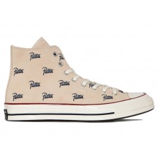 Кроссовки Converse Chuck 70 Hi Patta Mini Logo Pack Natural Ivory