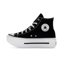 Converse Chuck Taylor All Star Lift Double Stack Hi Black White