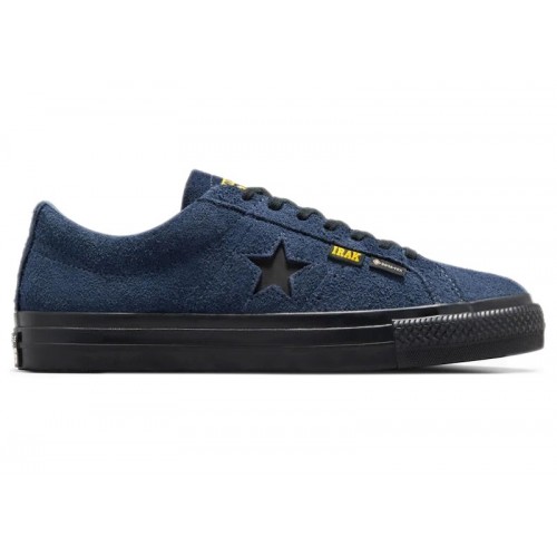 Кроссы Converse One Star Pro Ox Gore-Tex IRAK Navy - мужская сетка размеров