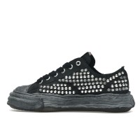 Maison Mihara Yasuhiro Peterson 23 OG Sole Studded Canvas Low Black Black