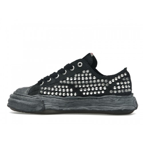 Maison Mihara Yasuhiro Peterson 23 OG Sole Studded Canvas Low Black Black - мужская сетка размеров