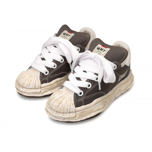 Maison Mihara Yasuhiro Blakey Puffer OG Sole Canvas Low Distressed Midsole Grey - мужская сетка размеров