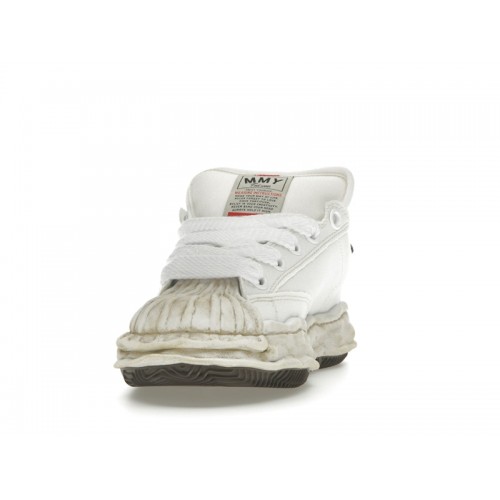 Maison Mihara Yasuhiro Blakey Puffer OG Sole Canvas Low Distressed Midsole White Black - мужская сетка размеров