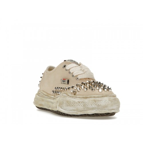 Maison Mihara Yasuhiro Baker OG Sole Studded Canvas Low White - мужская сетка размеров