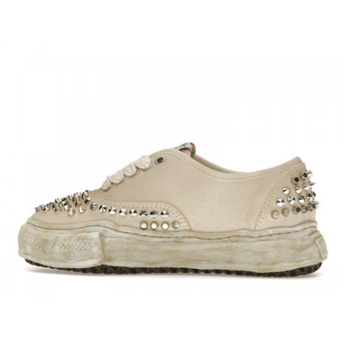 Maison Mihara Yasuhiro Baker OG Sole Studded Canvas Low White - мужская сетка размеров