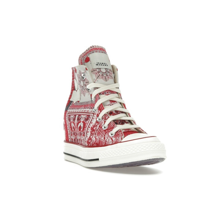 Isabel Marant x Converse Wmns Chuck 70 Wedge Platform High Red Bandana Scarf - женская сетка размеров Isabel Marant x Converse Wmns Chuck 70 Wedge Platform High Red Bandana Scarf - женская сетка размеров