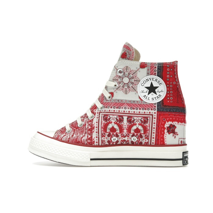 Isabel Marant x Converse Wmns Chuck 70 Wedge Platform High Red Bandana Scarf - женская сетка размеров Isabel Marant x Converse Wmns Chuck 70 Wedge Platform High Red Bandana Scarf - женская сетка размеров