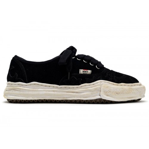 Maison Mihara Yasuhiro Baker OG Sole Western Detail Suede Low Black - мужская сетка размеров