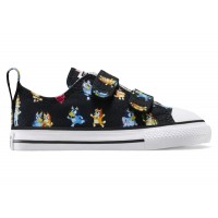 Кроссовки для малыша Converse Chuck Taylor All Star EasyOn Ox Bluey All Over Print Black (TD)