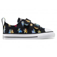 Кроссовки для малыша Converse Chuck Taylor All Star EasyOn Ox Bluey All Over Print Black (TD)